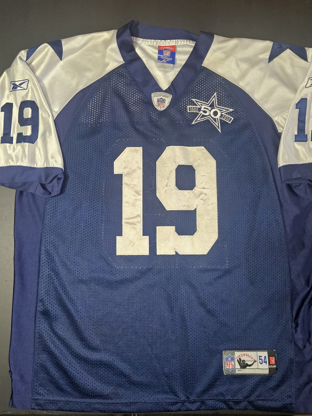 Reebok Dallas Cowboys Miles Austin #19 50th Anniversary Jersey
